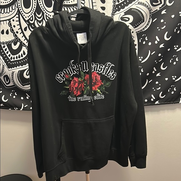 Black Graphic Hoodie - Picture 1 of 4